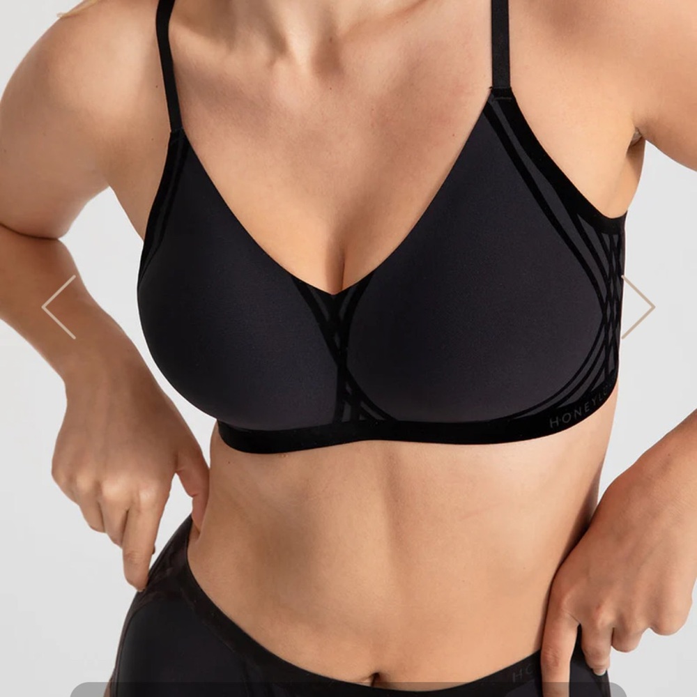HONEYLOVE SILHOUETTE BRA 3x BLACK